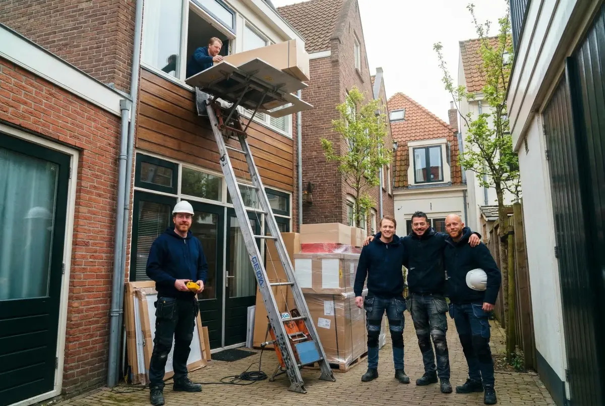 GEDA opbouwlift voor verhuizing Ridderkerk